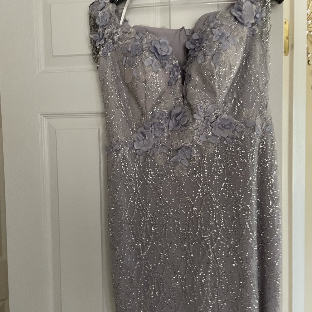Stunning Lavender & silver Portia&Scarlett dress - Picture 5 of 8